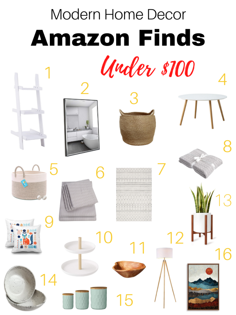 Scandinavian furnishing and accessories from Amazon for under $100