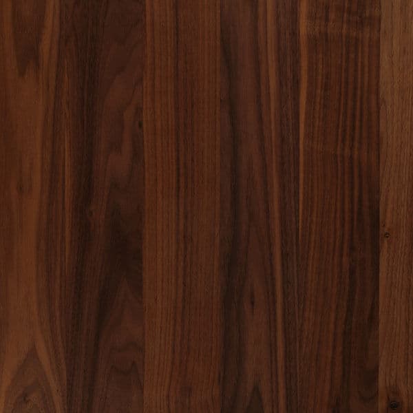 showing the grain of finished american walnut wood