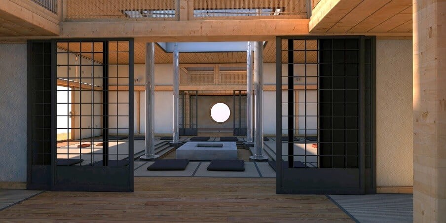 internal view of a japanese home