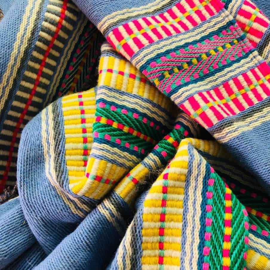 multicolored merino wool