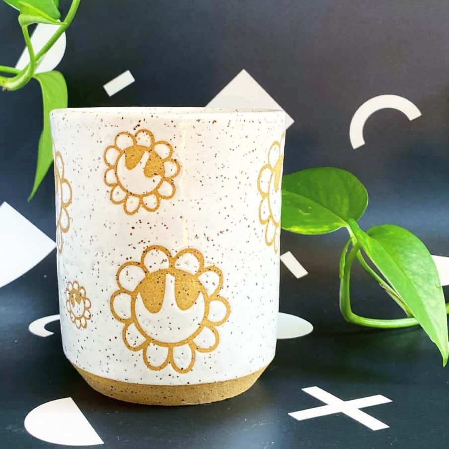 flower mug